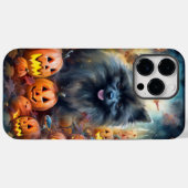 ハロウィーン・ケースホンドとカボチャの怖いデザイン Case-Mate iPhoneケース (裏面 (横))
