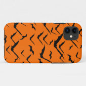 ハロウィーン コウモリ パターン シームレス Case-Mate iPhoneケース (裏面(横))