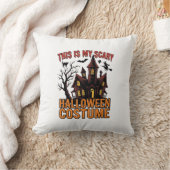 ハロウィーン コスチューム 幽霊の家 ヴィンテージTシャツ クッション (ブランケット)