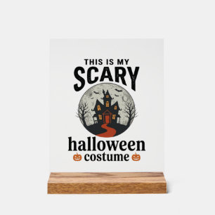 ハロウィーン コスプレ 怖い お化け屋敷 ベクター デザイン アクリルサイン