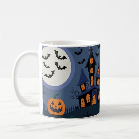 ハロウィーン コーヒーマグカップ (左)