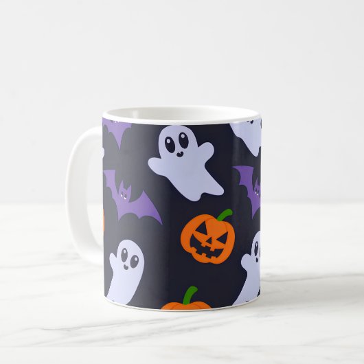 ハロウィーン コーヒーマグカップ (正面左)