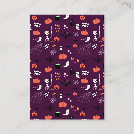 ハロウィーン コーリングカード (正面)