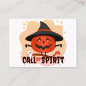 ハロウィーン・コール・オブ・スピリット 割引カード (裏面)