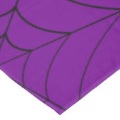 ハロウィーン ゴシック クモの巣 紫 テーブルクロス (アングル)
