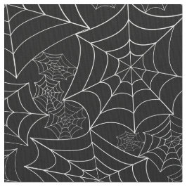 ハロウィーン ゴシック クモの巣 黒 ファブリック