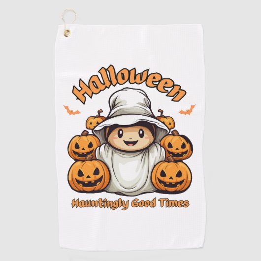 ハロウィーン ゴルフタオル (正面)