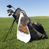 ハロウィーン ゴルフタオル (グリーン)