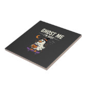 ハロウィーン ゴースト ダック スケートボード デザイン_1 タイル (側面)