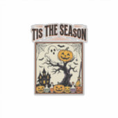 ハロウィーン ゴースト ハロウィンの季節 幽霊の館 1 シール (正面)