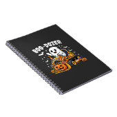 ハロウィーン ゴースト ブルドーザー_1 ノートブック (右側)