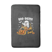 ハロウィーン ゴースト ブルドーザー_1 バスマット (正面縦)