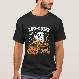 ハロウィーン ゴースト ブルドーザー_1 Tシャツ