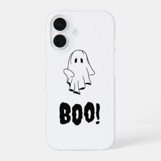 ハロウィーン ゴースト ブー iPhoneケース 固定デザイン iPhone 16ケース