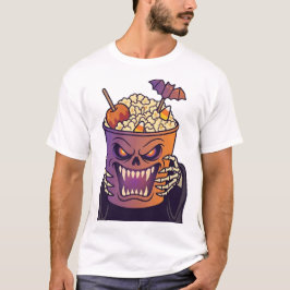 ハロウィーン・ゴースト・ムービーナイト Tシャツ
