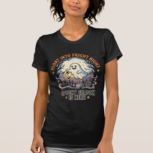 ハロウィーン ゴースト ムーン パレード Tシャツ (正面)
