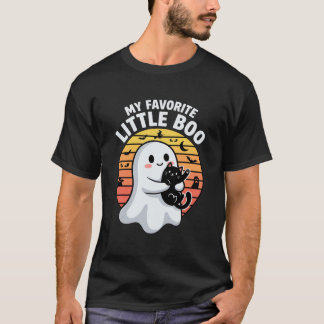 ハロウィーン ゴースト リトルブー 猫 Tシャツ