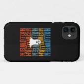 ハロウィーン ゴースト Case-Mate iPhoneケース (裏面(横))