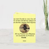 ハロウィーン – サンプルノートサイズアクティビティカード カード (裏面)