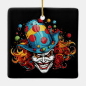 ハロウィーン/ジョカーセラミックオーナメント セラミックオーナメント (裏面)
