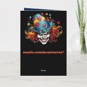 ハロウィーン/ジョーカー挨拶カード カード (裏面)