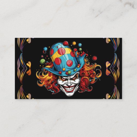 ハロウィーン/ジョーカー返却名刺 名刺 (裏面)