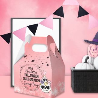ハロウィーン スカル イベント スワッグバッグ フェイバーボックス
