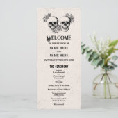 ハロウィーン スカル ウェルカム メニュー 結婚式 挙式 (スタンド正面)