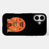 ハロウィーン スカル&コウモリ デザイン 怖い夜 Case-Mate iPhoneケース (裏面 (横))