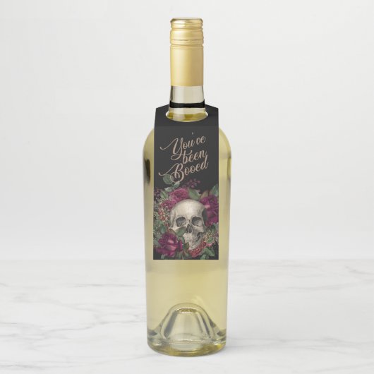 ハロウィーン、スカル、ゴシックハロウィーン、パーティー用品 ボトルネックタグ (ボトル)
