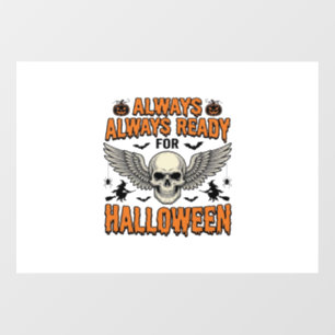 ハロウィーン スカル シャツ ヴィンテージ 彫刻 スプーキー 名言 ウィンドウサイン