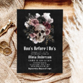 ハロウィーン スカル ブゥーズ ビフォア アイ ドゥーズ ブライズシャワー 招待状