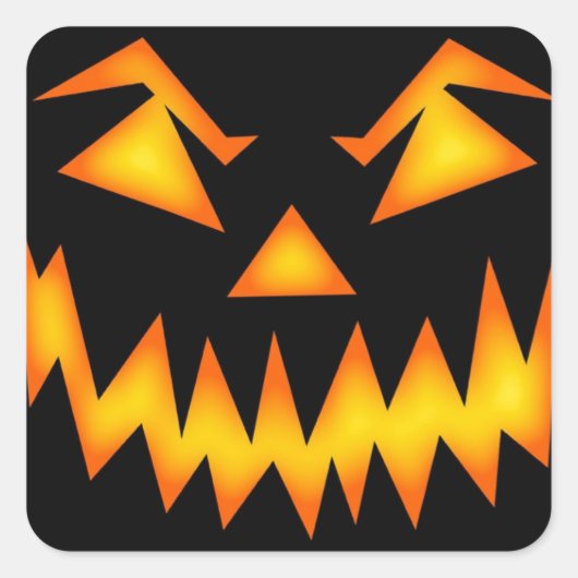 ハロウィーン スクエアシール (正面)
