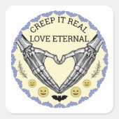 ハロウィーン スクエアシール (正面)