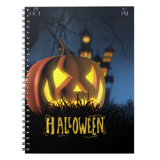 ハロウィーン スクールノート ノートブック (正面)