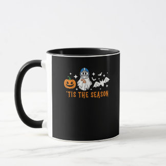 ハロウィーン スクールパンプキン フットボール マグカップ