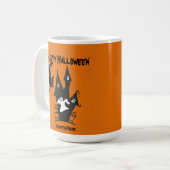 ハロウィーン スケア お化け屋敷 マグカップ (正面左)