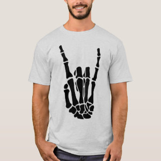 ハロウィーン スケルトンの手 ユニセックスTシャツ Tシャツ