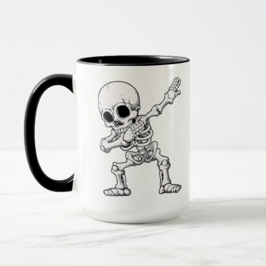 ハロウィーン スケルトン ダビング マグカップ (左)