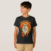 ハロウィーン スケルトン 幽霊 六 七 ナンバー Tシャツ (正面フル)