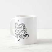 ハロウィーン スケルトン 恋人のイタズラ コーヒーマグカップ (正面左)
