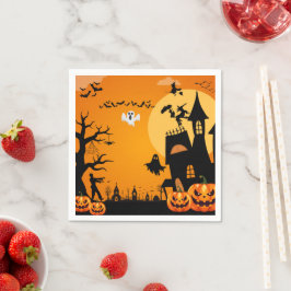 ハロウィーン スタンダードカクテルナプキン