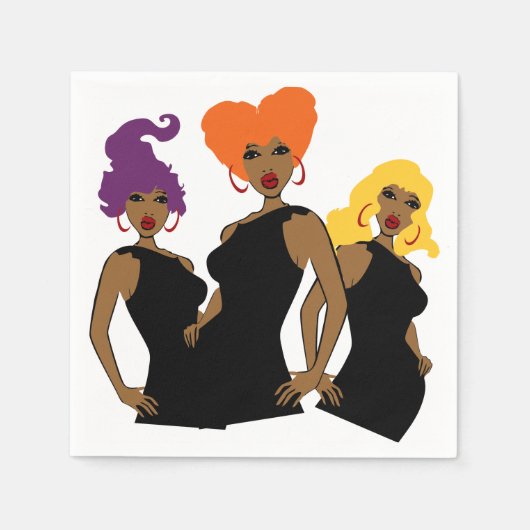 ハロウィーン スタンダードカクテルナプキン (正面)