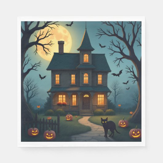 ハロウィーン スタンダードランチョンナプキン (正面)