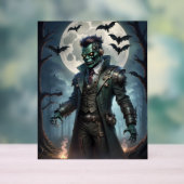 ハロウィーン・スチームパンクフランケンシュタインの怪物 アクリルサイン (ニュートラル)