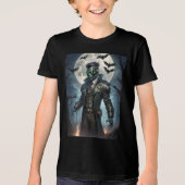 ハロウィーン・スチームパンクフランケンシュタインの怪物 トライブレンドＴシャツ (正面)