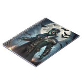 ハロウィーン・スチームパンクフランケンシュタインの怪物 ノートブック (左側)