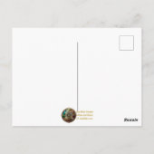 ハロウィーン・スチームパンクフランケンシュタインの怪物 ポストカード (裏面)