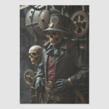 ハロウィーン スチームパンク スケルトン