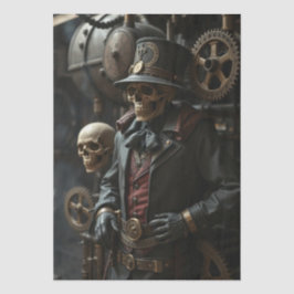 ハロウィーン スチームパンク スケルトン 薄葉紙